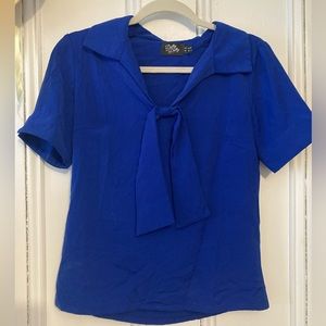 Dolly and Dotty blue blouse